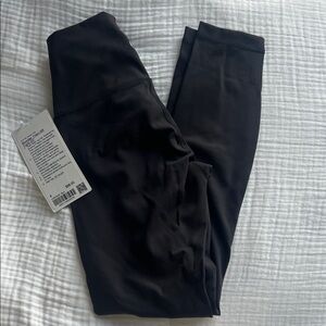 Lululemon Wunder Train HR 25” Black High-Rise Athletic Leggings. New with tags.